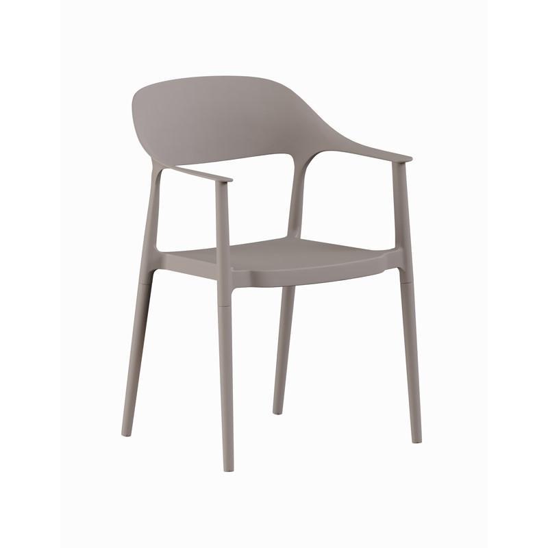 Καρέκλα Κήπου Aven Fylliana Πολυπροπυλένιο σε Cappuccino χρώμα 55x54x83εκ