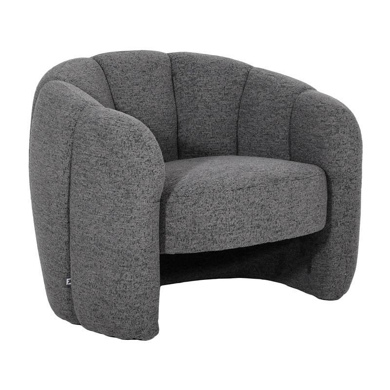 Πολυθρόνα FL6428 Fylliana Ανθρακί ύφασμα 94x76x74εκ