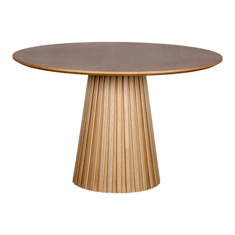Τραπέζι Τραπεζαρίας Elington Fylliana Φυσικό χρώμα 120x120x75εκ