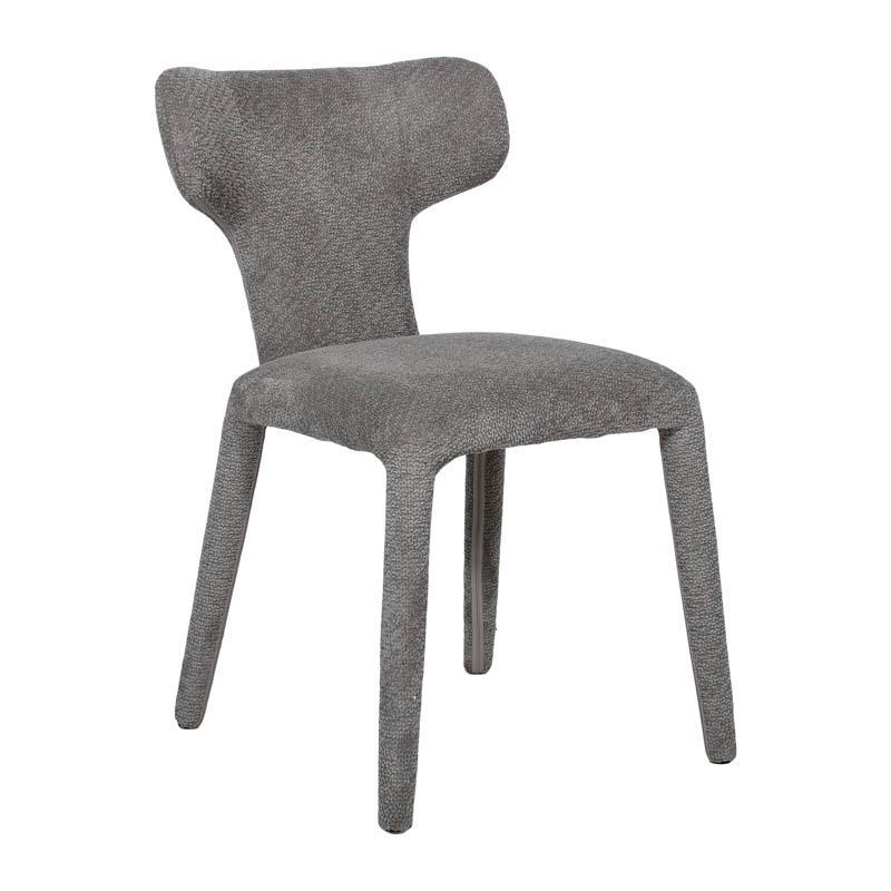Καρέκλα Τραπεζαρίας Veloria Fylliana Υφασμάτινη Επένδυση Γκρί 50x62x80εκ