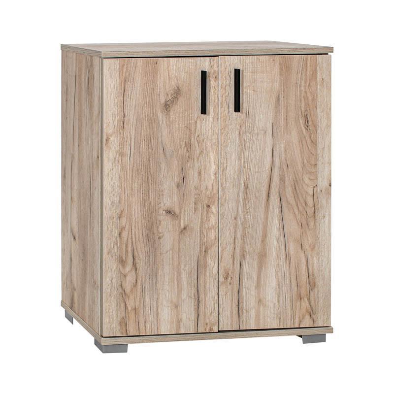 Παπουτσοθήκη Shoerack Fylliana Grey Oak χρώμα 69x34x85εκ
