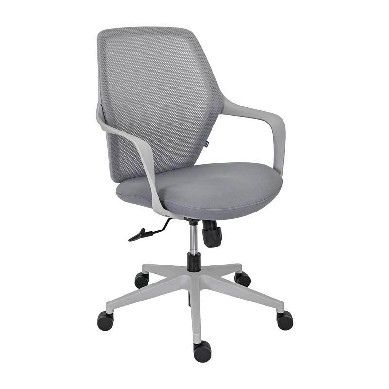 Καρέκλα Γραφείου FL921 Fylliana Γκρί ύφασμα - Γκρί σκελετός 63x57x92-102εκ