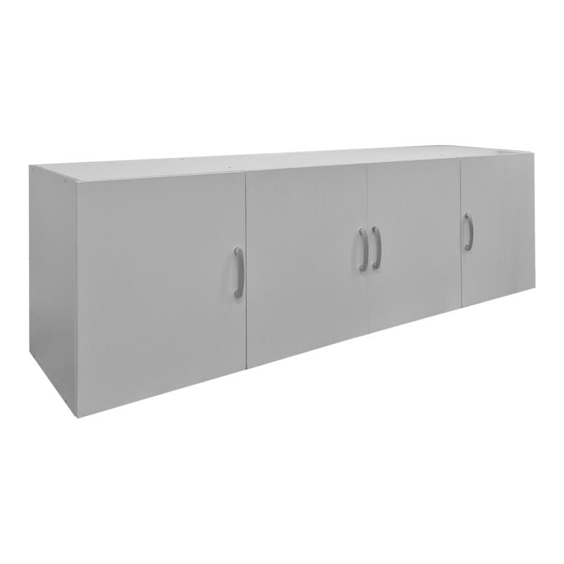 Πατάρι ντουλάπας τετράφυλλο Alvia λευκό 200x51x60εκ