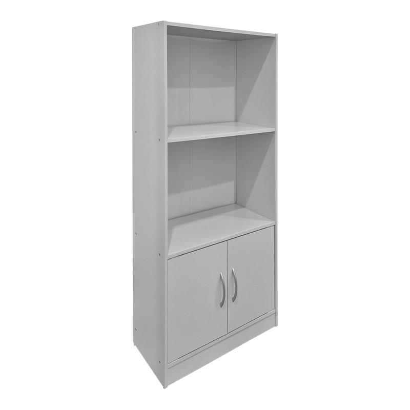 Βιβλιοθήκη Tekaro λευκή 60x30x120εκ