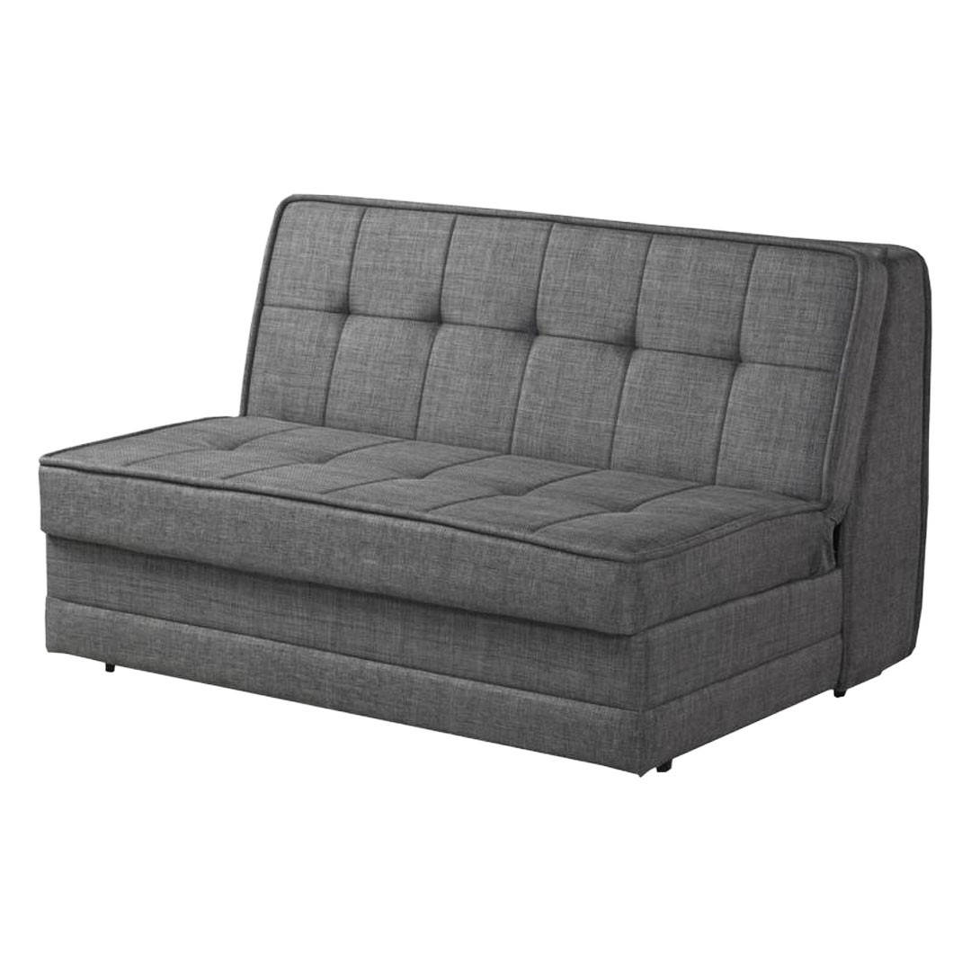Καναπές Κρεβάτι NEST 2 Διθέσιος Ύφασμα Γκρι 155x108x89 εκ.