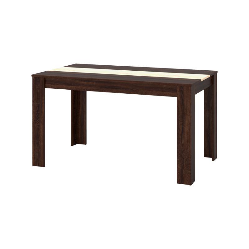 Τραπέζι Τραπεζαρίας Domus Dark Sonoma - Sonoma 135x80.5x74.5 εκ.