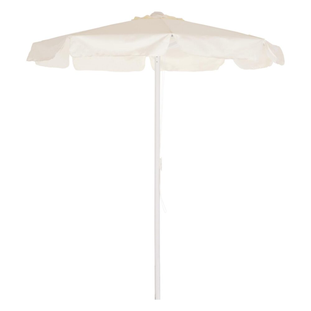 Ομπρέλα Επαγγελματική ALU Φ2.20x2.50μ Αλουμινίου Στρογγυλή Εκρού