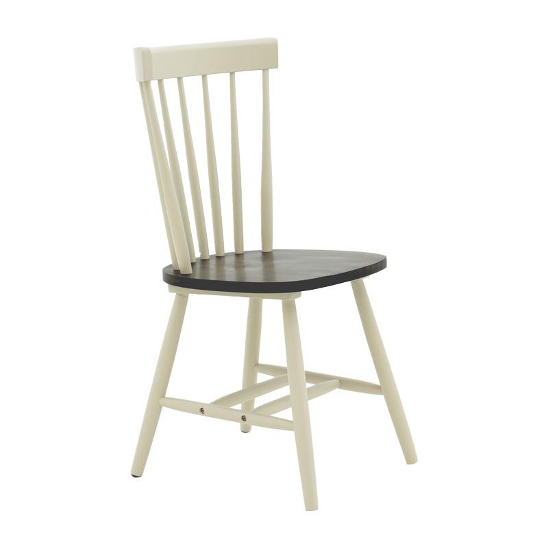 Καρέκλα Larus φυσικό ξύλo rubberwood ανθρακί-λευκό 50x49x90εκ. Καρέκλα Larus φυσικό ξύλo rubberwood ανθρακί-λευκό 50x49x90εκ.
