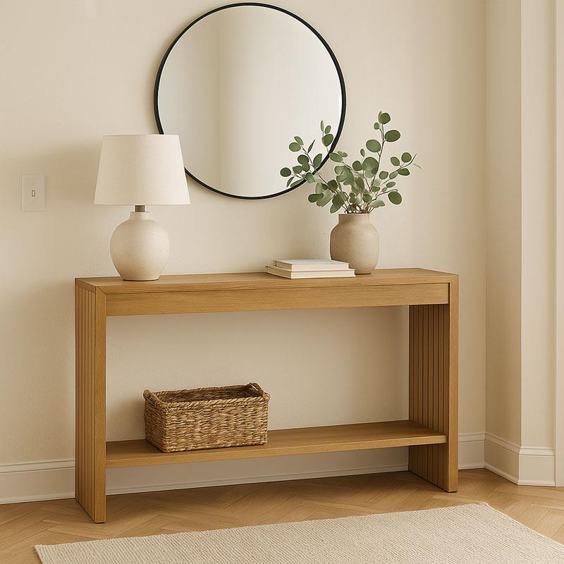 Κονσόλα Focused MDF φυσικό 120x35x74εκ Κονσόλα Focused MDF φυσικό 120x35x74εκ