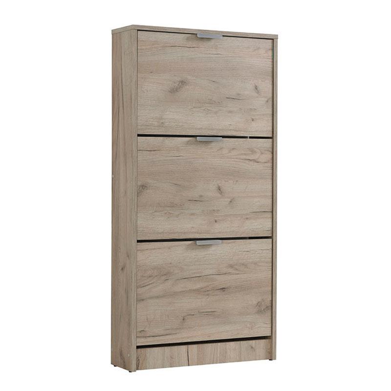 Παπουτσοθήκη Hugo 23 Γκρί Δρύς 67x28x119 εκ. Παπουτσοθήκη Hugo 23 Γκρί Δρύς 67x28x119 εκ.