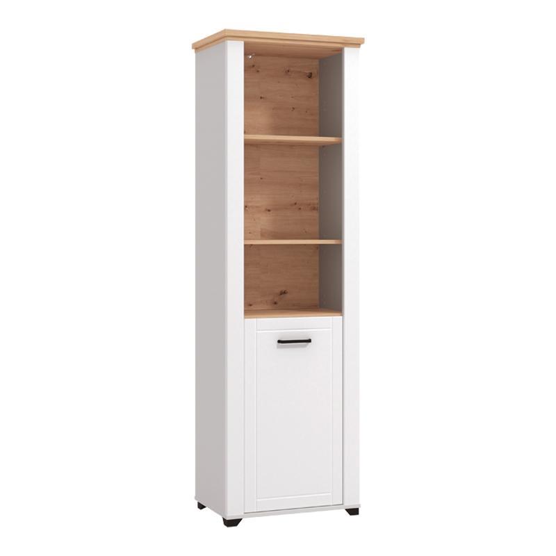 Βιτρίνα Valencia POP 1K Λευκό - Artisan Oak - Λευκό Μάτ 60.5x41x194.5 εκ. Βιτρίνα Valencia POP 1K Λευκό - Artisan Oak - Λευκό Μάτ 60.5x41x194.5 εκ.