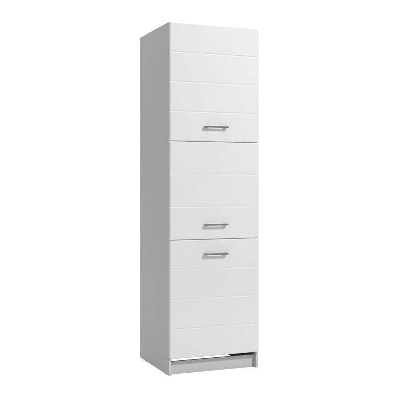 Στήλη Κουζίνας Diva BD 60 Λευκό - Λευκή Λάκα 60x57,5x214,5 εκ.