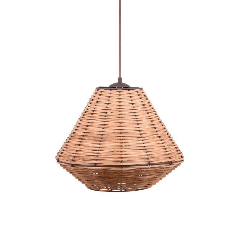 Φωτιστικό Οροφής Μονόφωτο Bamboo 1 Fylliana Φυσικό 35x30 εκ.