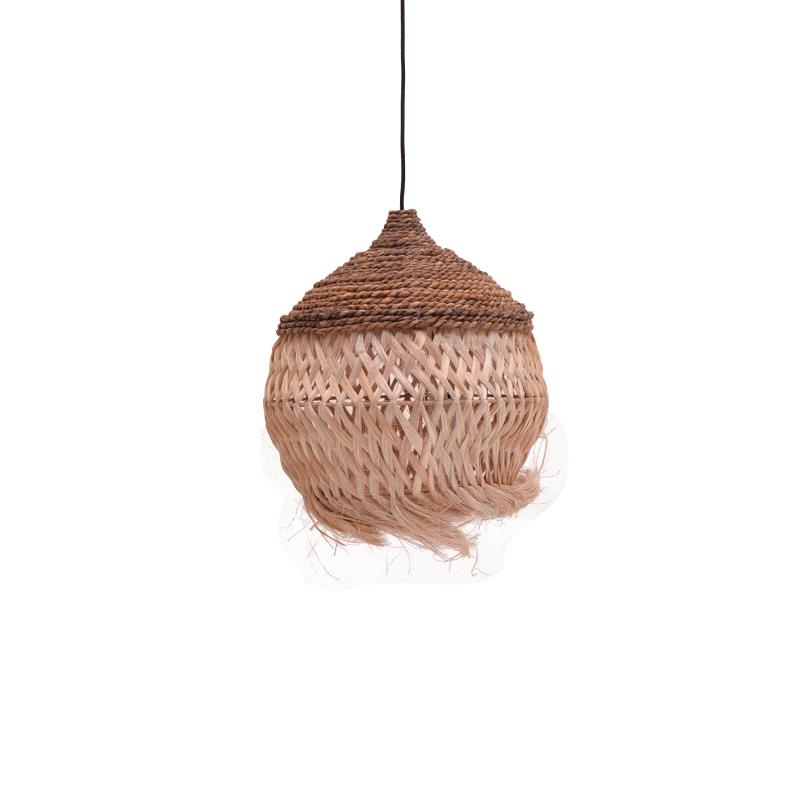 Φωτιστικό οροφής Fiorine Inart abaca σε φυσικό χρώμα Φ35x45εκ Φωτιστικό οροφής Fiorine Inart abaca σε φυσικό χρώμα Φ35x45εκ