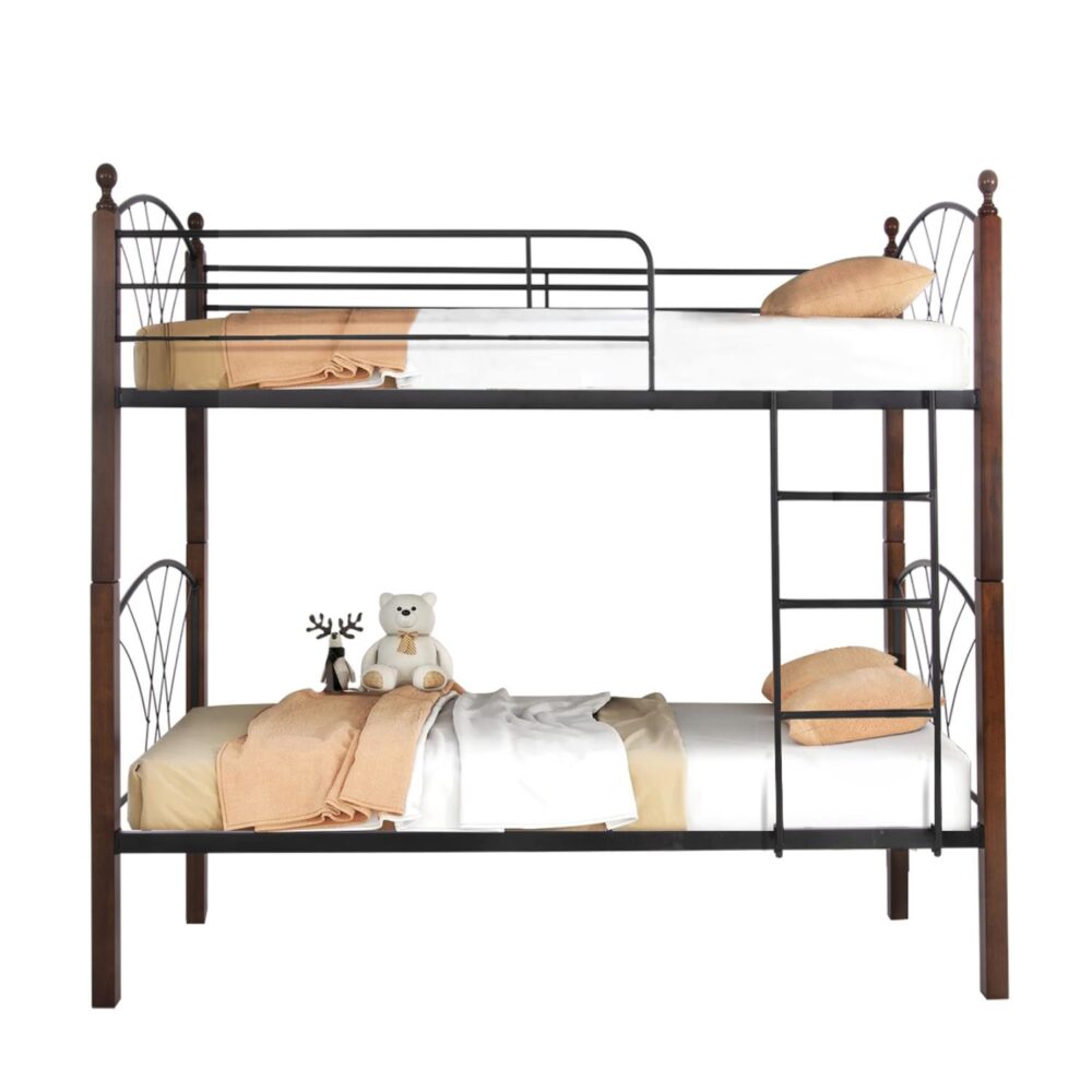 ΚΟΥΚΕΤΑ ΚΡΕΒΑΤΙ STOREY ΜΑΥΡΟ ΜΕΤΑΛΛΟ-ΚΑΡΥΔΙ RUBBERWOOD 200x90x158Υεκ ΚΟΥΚΕΤΑ ΚΡΕΒΑΤΙ STOREY ΜΑΥΡΟ ΜΕΤΑΛΛΟ-ΚΑΡΥΔΙ RUBBERWOOD 200x90x158Υεκ