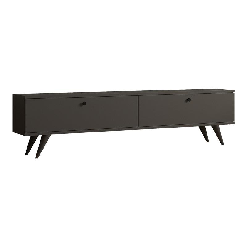 Έπιπλο τηλεόρασης Jate ανθρακί 160x25x40 εκ.