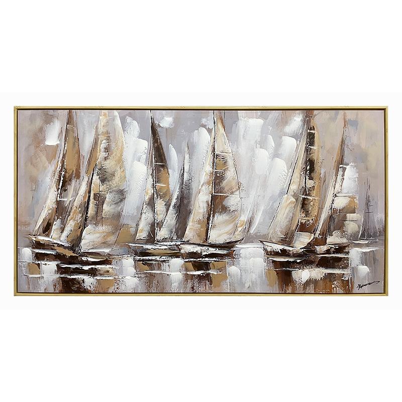 Πίνακας σε Καμβά Yelkan Ι Inart 120x3.5x60εκ.