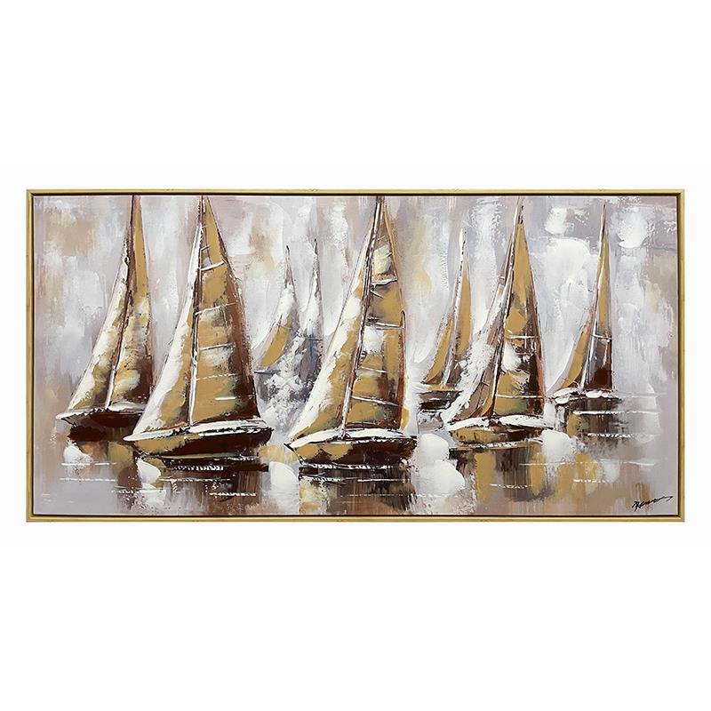 Πίνακας σε Καμβά Yelkan Inart 120x3.5x60εκ.