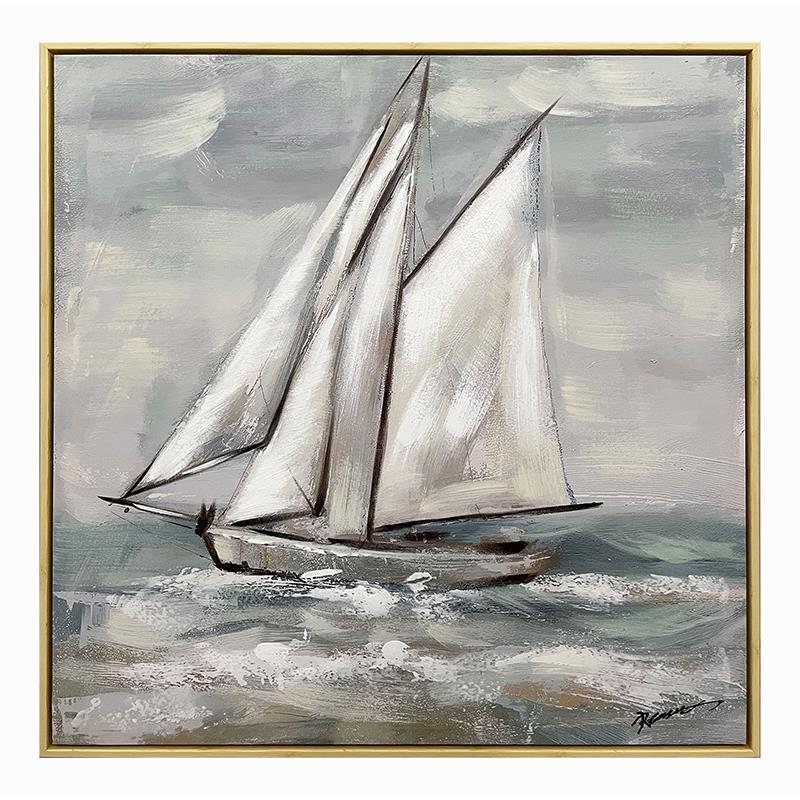 Πίνακας σε Καμβά Siedo Inart 70x3.5x70εκ.