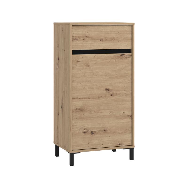 Έπιπλο εισόδου - Χωλ ARRAN 1K1F Artisan Oak 55x40x110εκ.