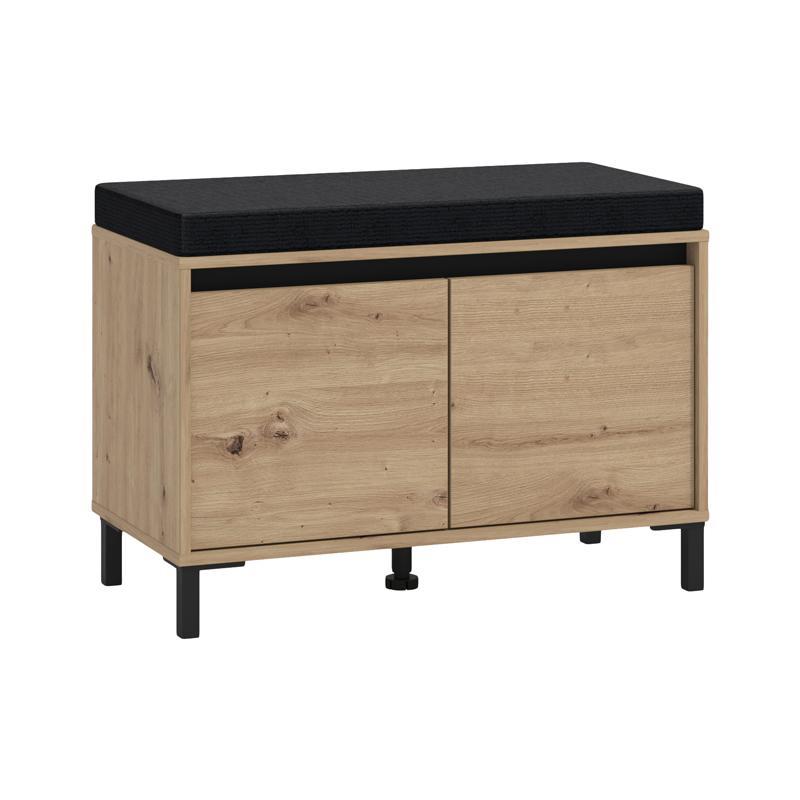 Παπουτσοθήκη εισόδου ARRAN KOM με Κάθισμα Artisan Oak 80x40x57εκ Παπουτσοθήκη εισόδου ARRAN KOM με Κάθισμα Artisan Oak 80x40x57εκ