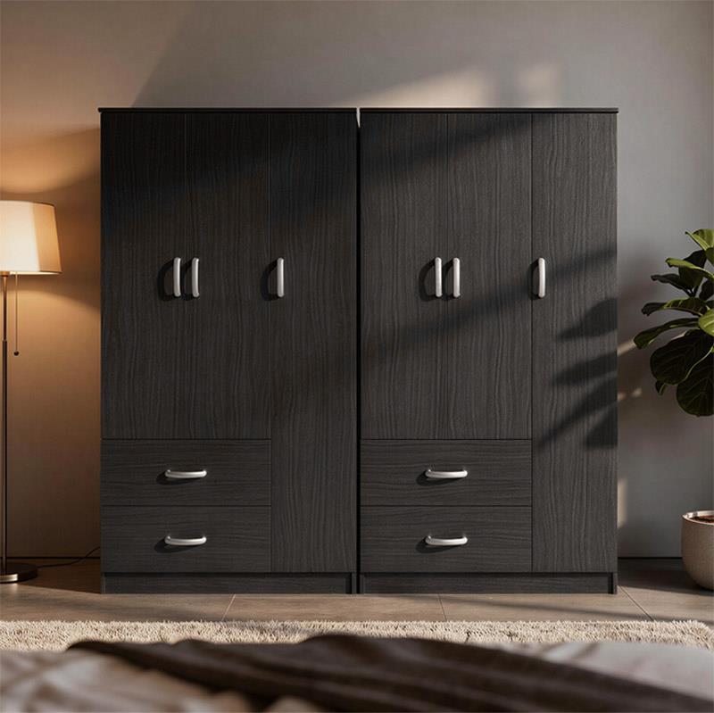 Ντουλάπα εξάφυλλη Lego wenge 180x42x180εκ Ντουλάπα εξάφυλλη Lego wenge 180x42x180εκ