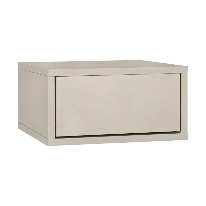 Επιτοίχιο Κομοδίνο Arbor Cashmere χρώμα 39x34x18εκ