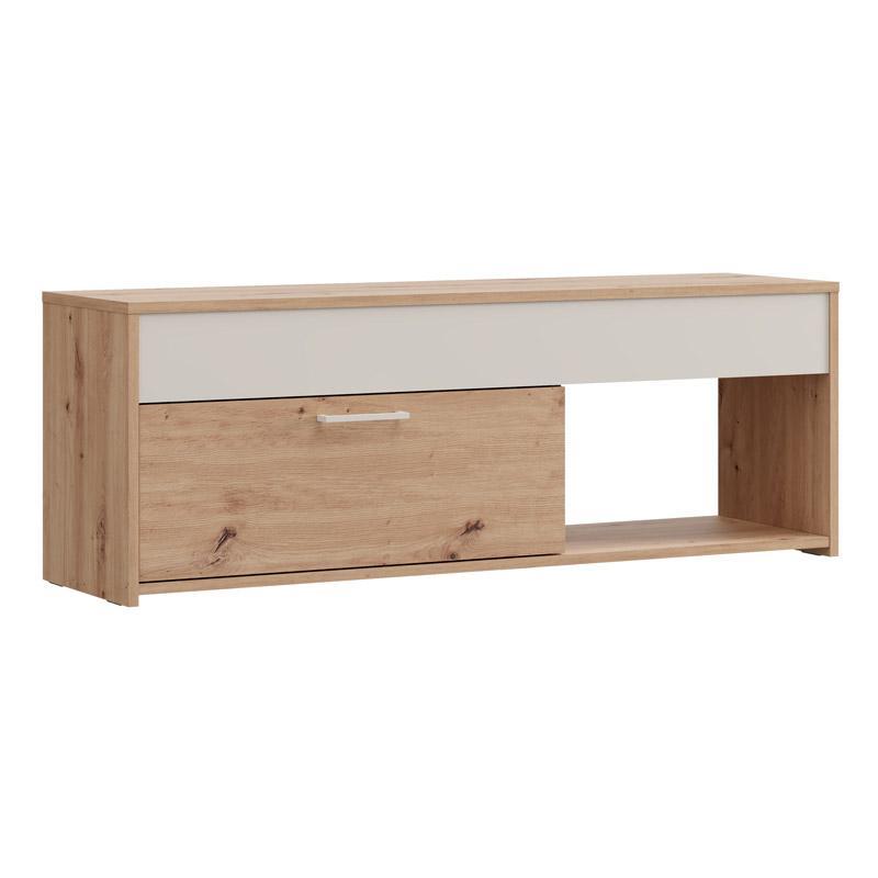 Έπιπλο Τηλεόρασης GROSSETO σε Artisan Oak - Cashmere 122x33x44εκ.