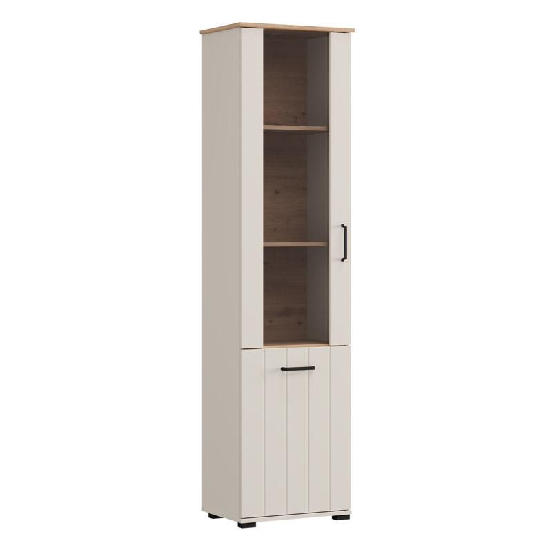 Βιτρίνα Lambeth 1K VS1 191 Cashmere - Artisan Oak 50x36x191εκ. Βιτρίνα Lambeth 1K VS1 191 Cashmere - Artisan Oak 50x36x191εκ.