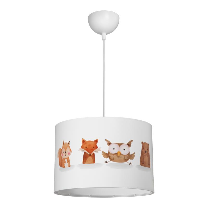 Παιδικό φωτιστικό οροφής Wooda led E27 πολύχρωμο PVC Φ30x20εκ Παιδικό φωτιστικό οροφής Wooda led E27 πολύχρωμο PVC Φ30x20εκ