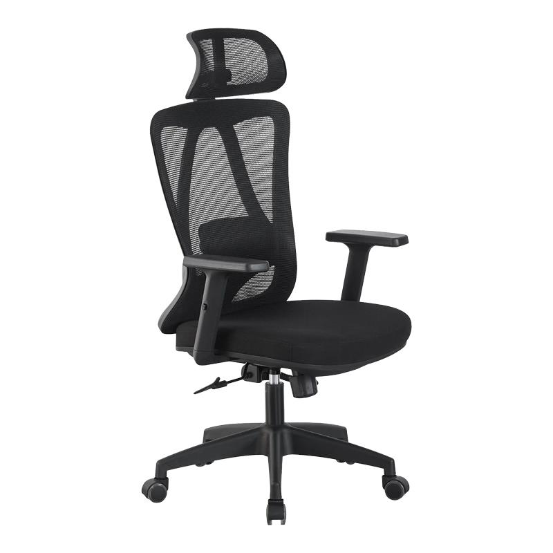 Καρέκλα γραφείου διευθυντή Magida mesh μαύρο 58.5x66x115-125εκ