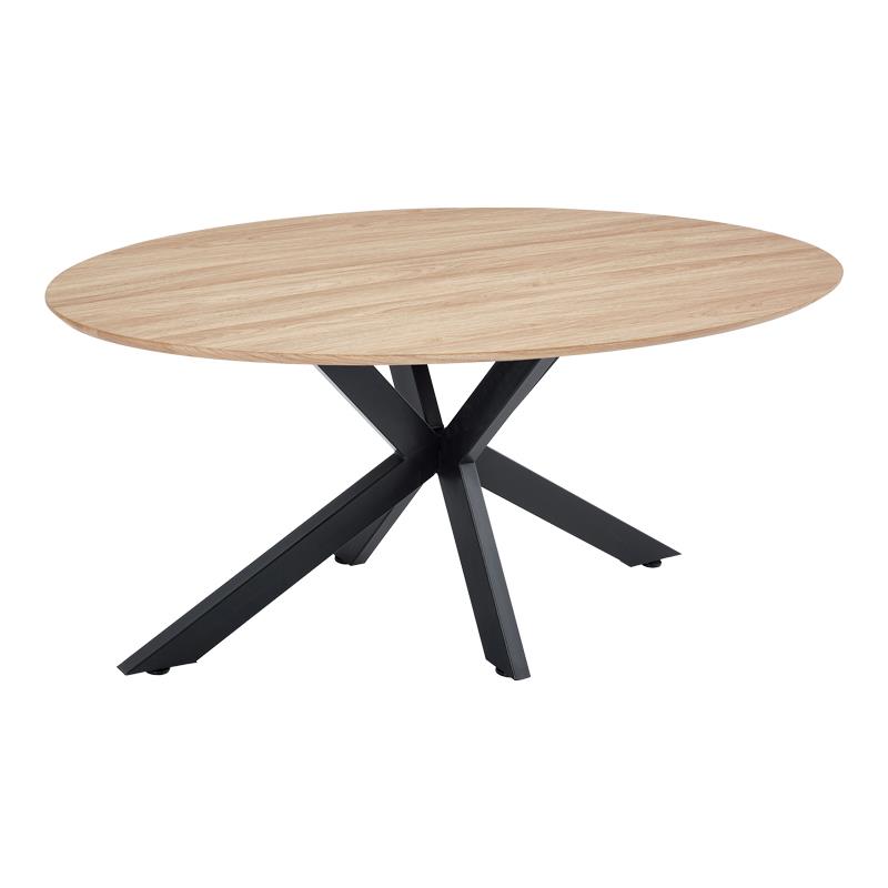 Τραπέζι Makrey sonoma mdf - μαύρα μεταλλικά πόδια 180x90x75εκ Τραπέζι Makrey sonoma mdf - μαύρα μεταλλικά πόδια 180x90x75εκ