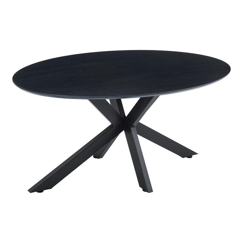 Τραπέζι Makrey μαύρο mdf - μεταλλικά πόδια 160x90x75εκ Τραπέζι Makrey μαύρο mdf - μεταλλικά πόδια 160x90x75εκ