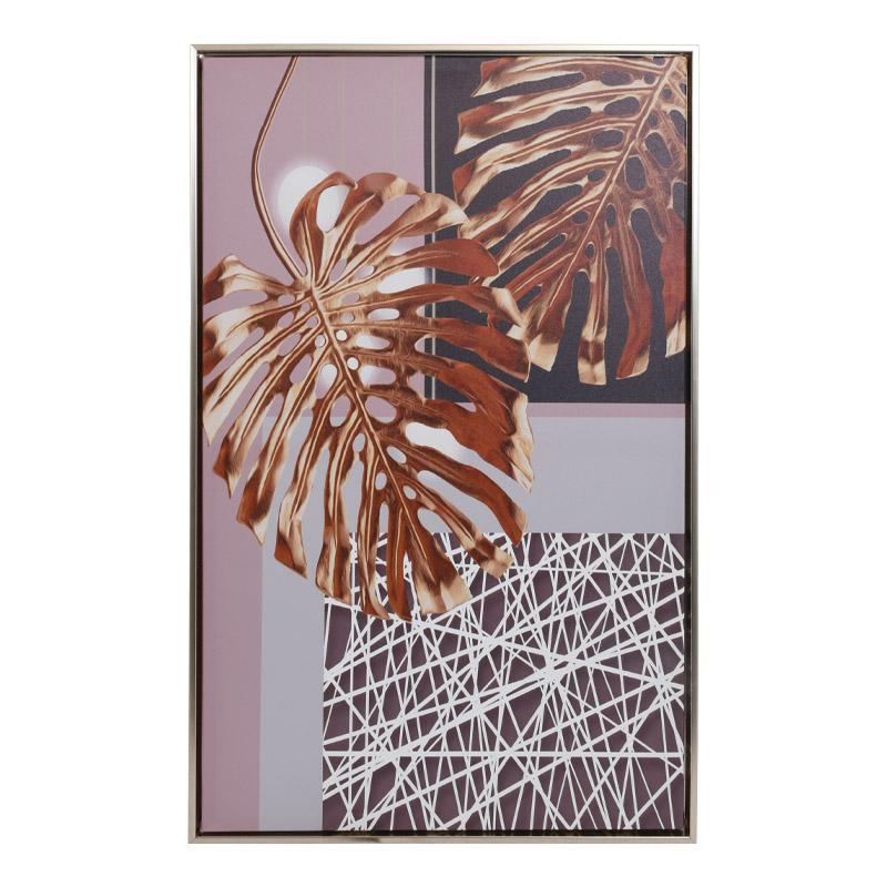 Κάδρο FL716 Fylliana Gold Leaves 50x80εκ.