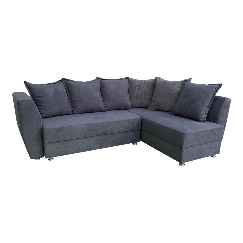 Γωνιακός Καναπές Vita Fylliana Σκούρο Γκρί 255x176x90 εκ. Γωνιακός Καναπές Vita Fylliana Σκούρο Γκρί 255x176x90 εκ.