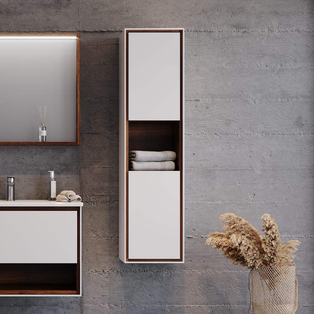 Στήλη μπάνιου κρεμαστή NEW LUNA 35 Λευκή 35x35x138 εκ. Στήλη μπάνιου κρεμαστή NEW LUNA 35 Λευκή 35x35x138 εκ.