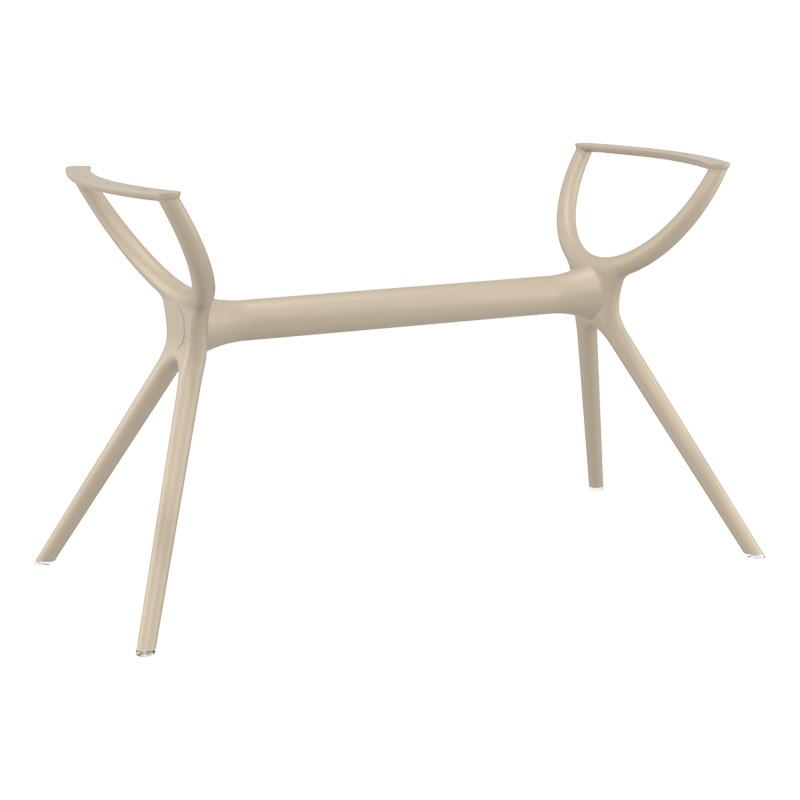 Βάση Τραπεζιού Air Medium Πολυπροπυλενίου Taupe 118x58x72,5 εκ.