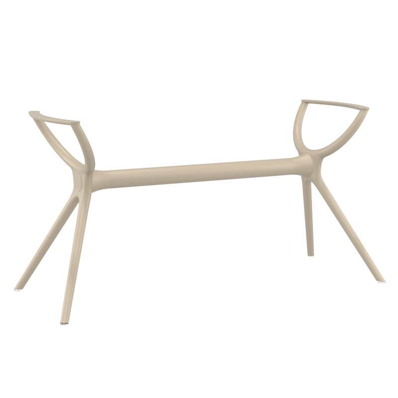 Βάση Τραπεζιού Air XL Πολυπροπυλενίου Taupe 158.5x58x72,5 εκ.