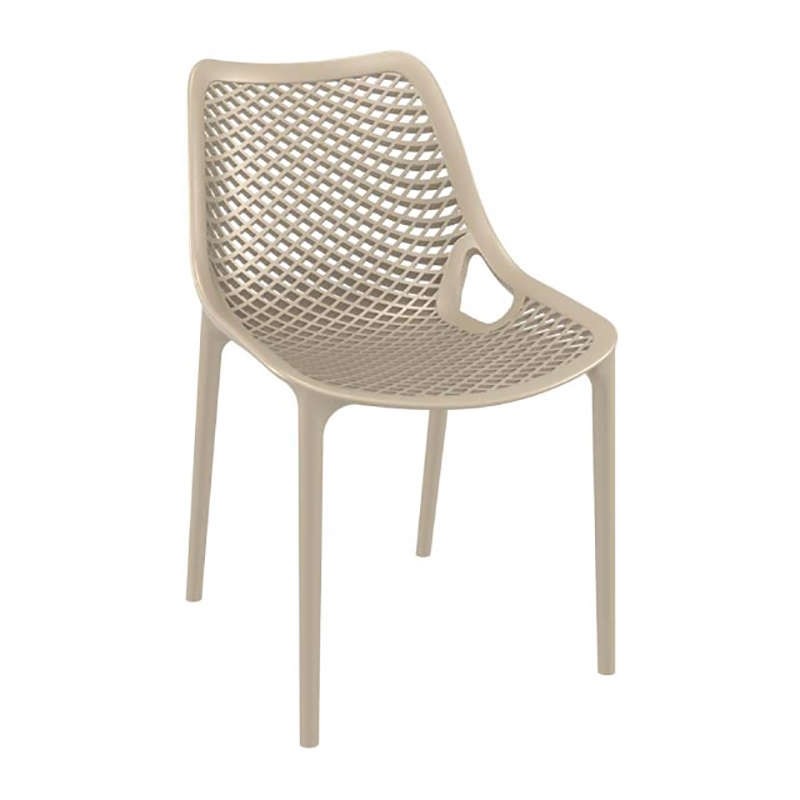 Κάρεκλα Κήπου Air Πολυπροπυλενίου Taupe 50x60x82 εκ.