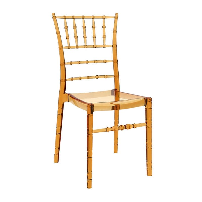 Κάρεκλα Κήπου Chiavari Ακρυλικό Amber Διάφανο 45x51x91 εκ. Κάρεκλα Κήπου Chiavari Ακρυλικό Amber Διάφανο 45x51x91 εκ.