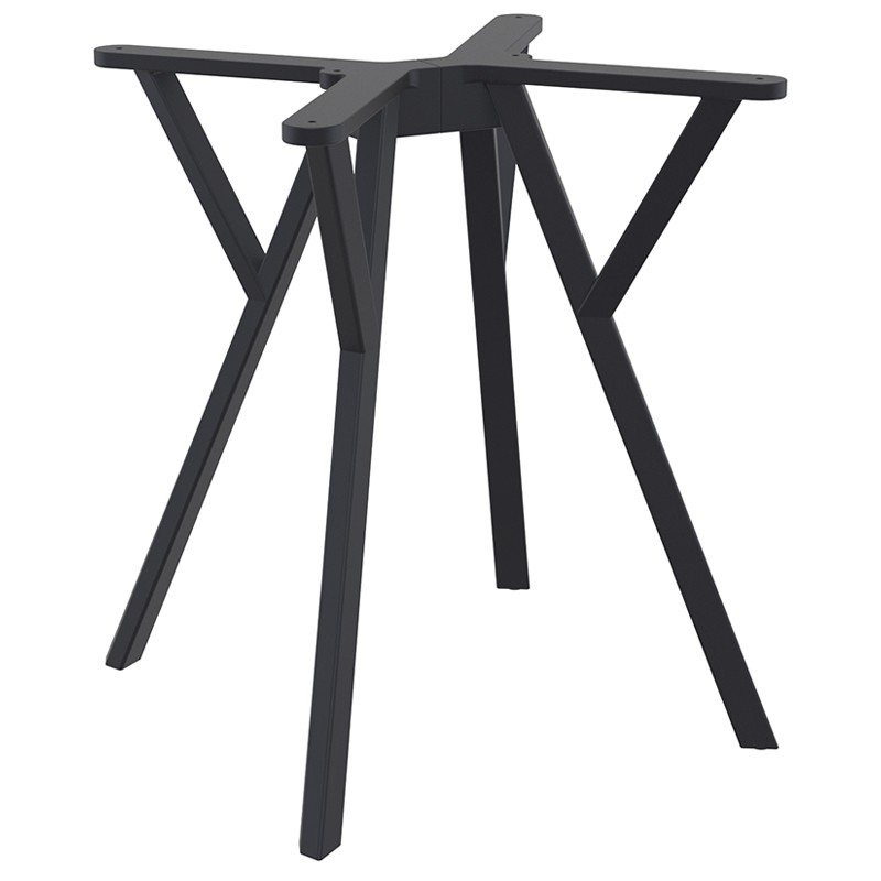 Βάση Τραπεζιού Max Small Πολυπροπυλενίου Μαύρο 57x58x72 εκ.