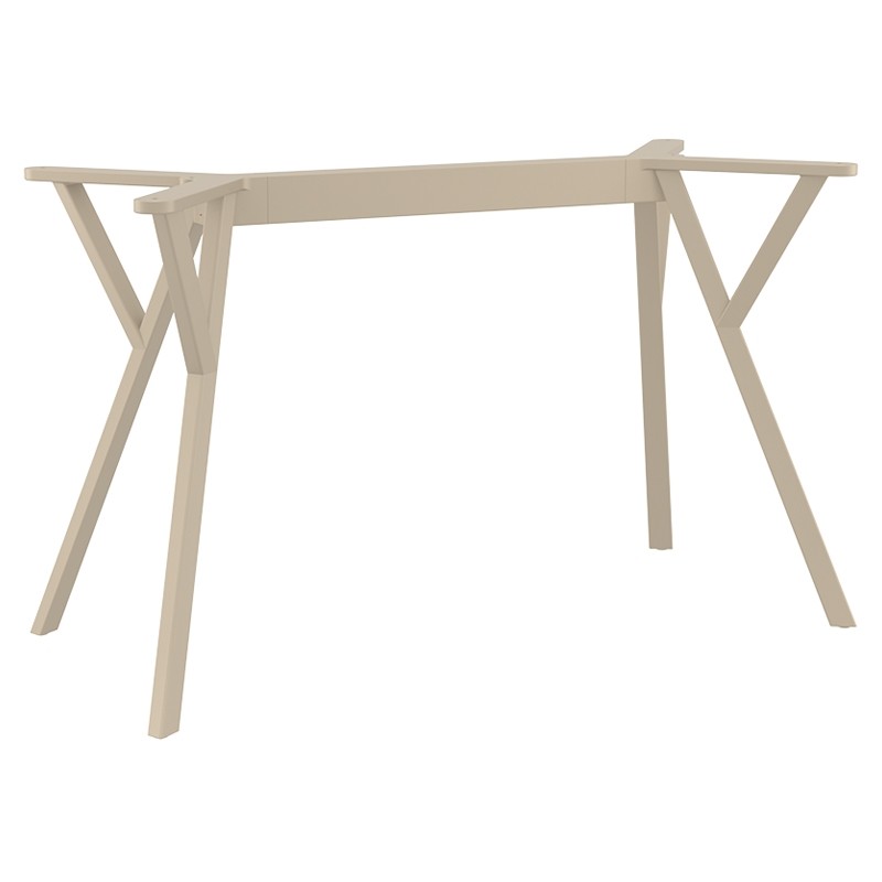 Βάση Τραπεζιού Max Medium Πολυπροπυλενίου Taupe 117x58x72 εκ.