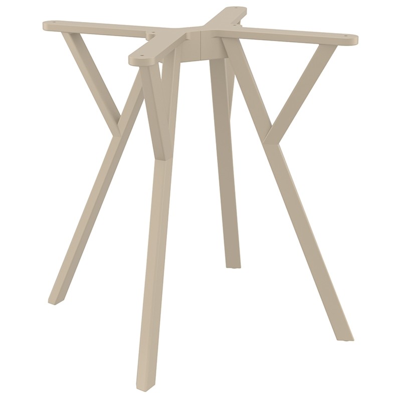 Βάση Τραπεζιού Max Small Πολυπροπυλενίου Taupe 57x58x72 εκ.