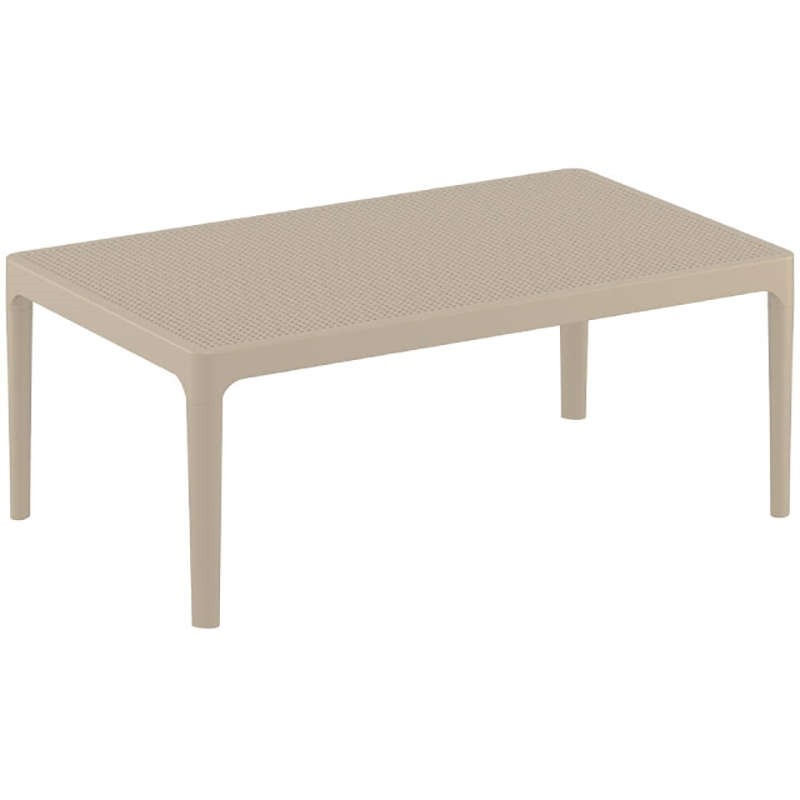 Τραπέζι Κήπου Sky Πολυπροπυλενίου Taupe 100x60x40 εκ.