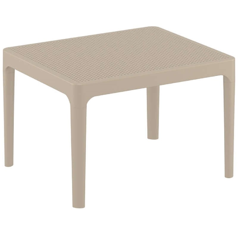 Τραπέζι Κήπου Sky Πολυπροπυλενίου Taupe 60x50x40 εκ.