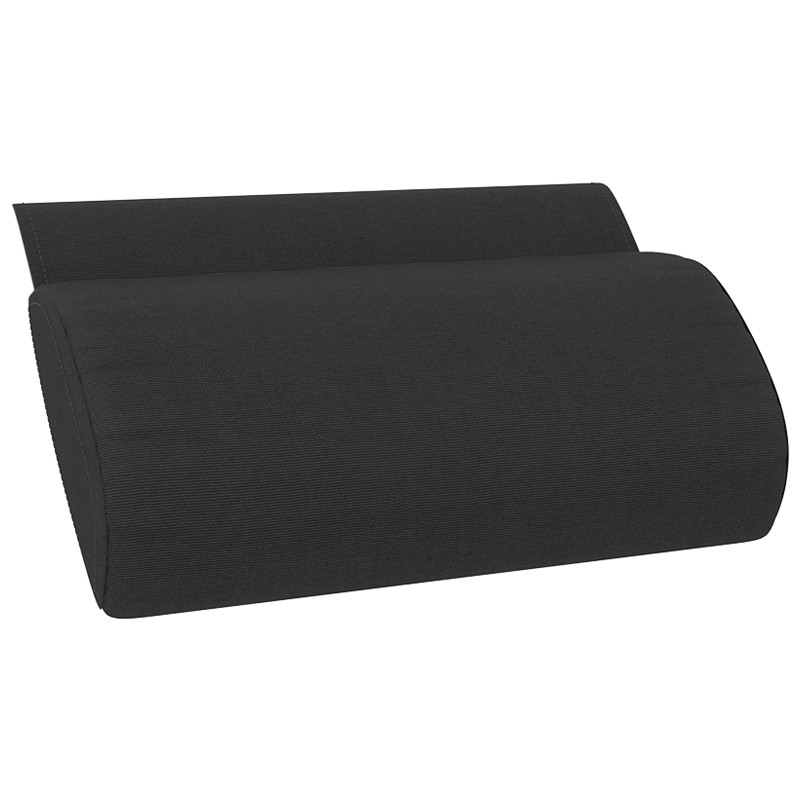Μαξιλάρι Ξαπλώστρας Slim Polyester Μαύρο 41x23x5 εκ.