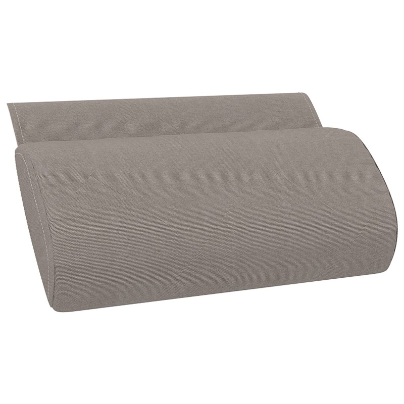 Μαξιλάρι Ξαπλώστρας Slim Polyester Ανοικτό Καφέ 41x23x5 εκ.