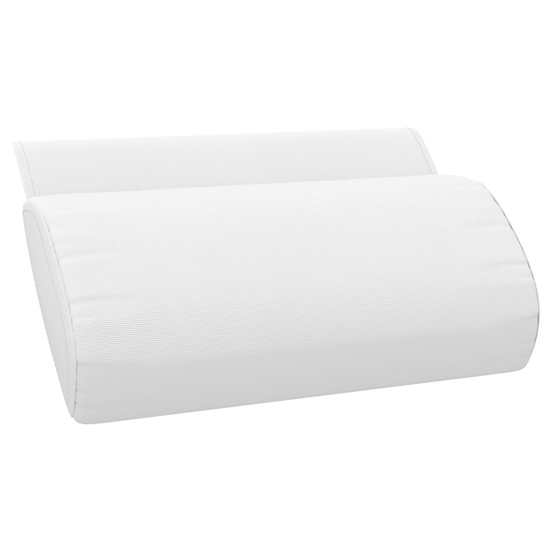 Μαξιλάρι Ξαπλώστρας Slim Polyester Λευκό 41x23x5 εκ.