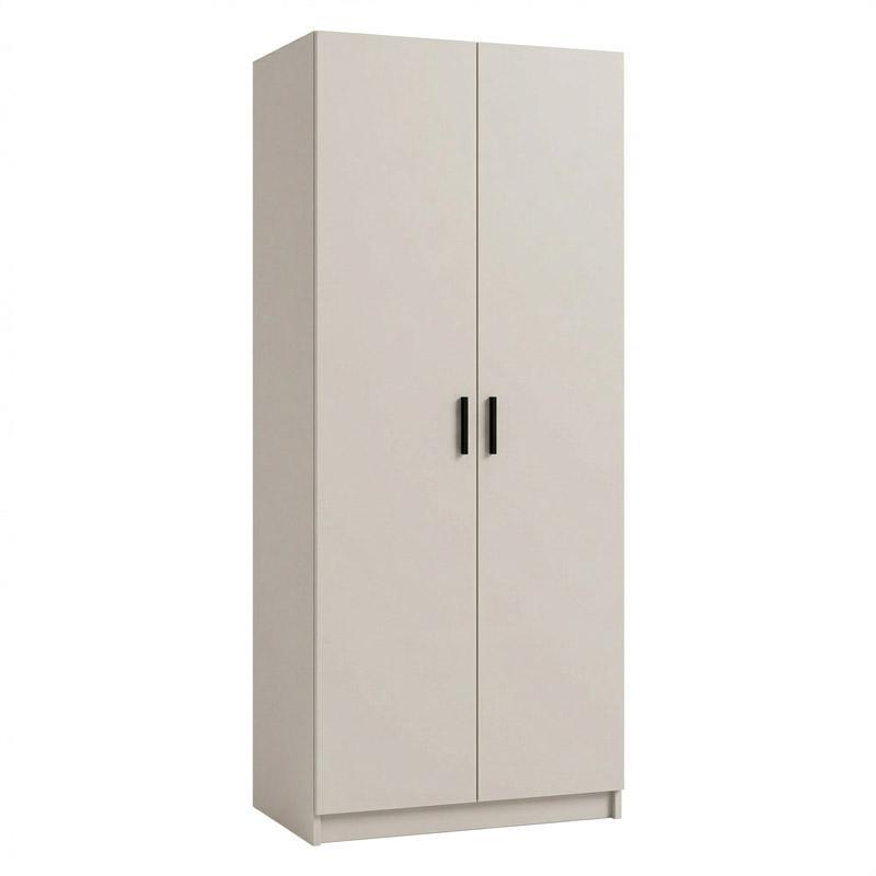 Ντουλάπα PRIME 2Κ Fylliana Cashmere χρώμα 80x52x205εκ Ντουλάπα PRIME 2Κ Fylliana Cashmere χρώμα 80x52x205εκ