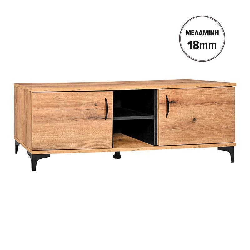 Έπιπλο Τηλεόρασης ALBA Fylliana Artisan Oak - Μαύρο χρώμα 138x40x47εκ Έπιπλο Τηλεόρασης ALBA Fylliana Artisan Oak - Μαύρο χρώμα 138x40x47εκ